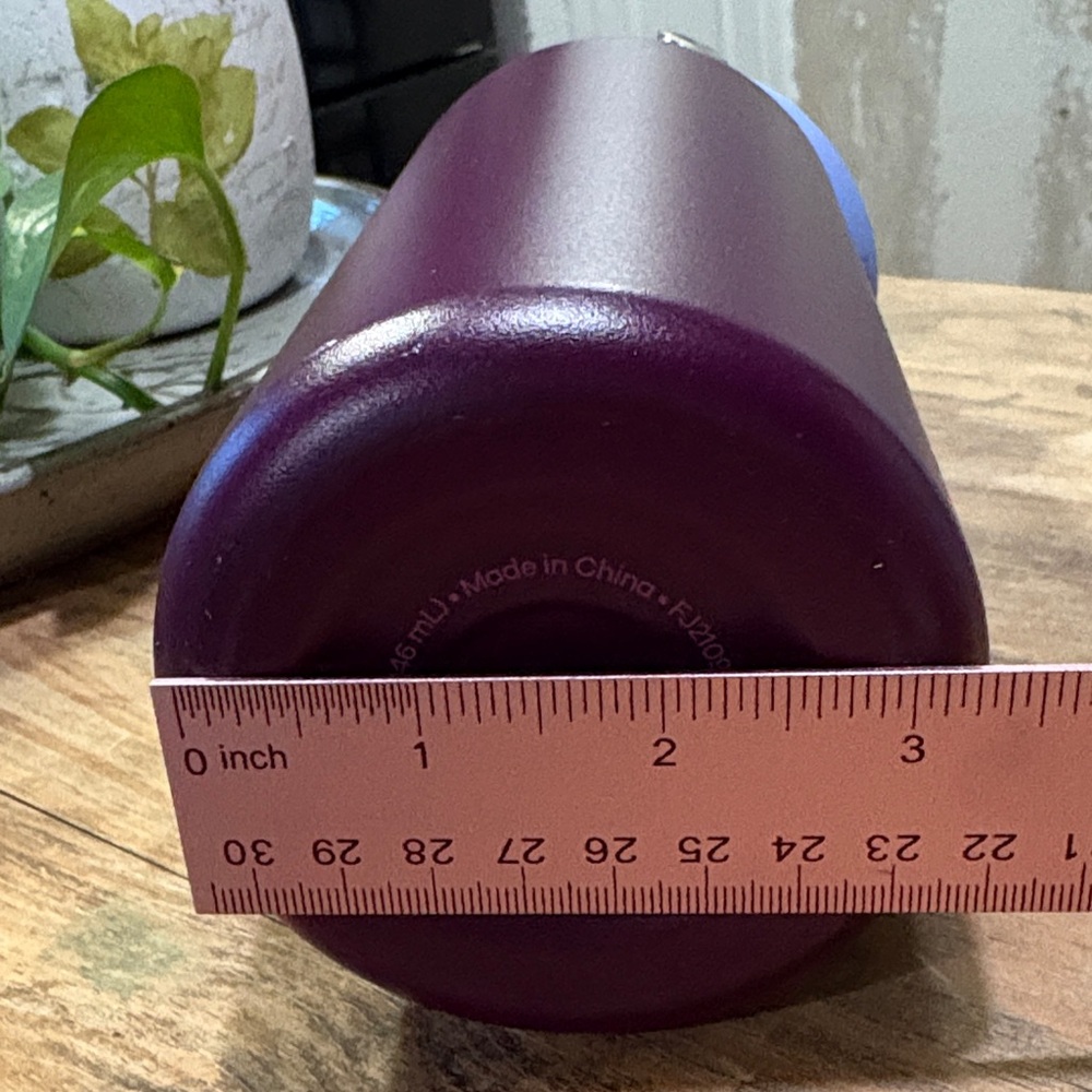 Hydro Flask Plum Bottle with Pink Lid and Handle - Picture 8 of 9